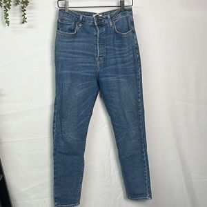 FOREVER 21 | Women's High Waisted Mom Jeans Button Up Size 30 EUC